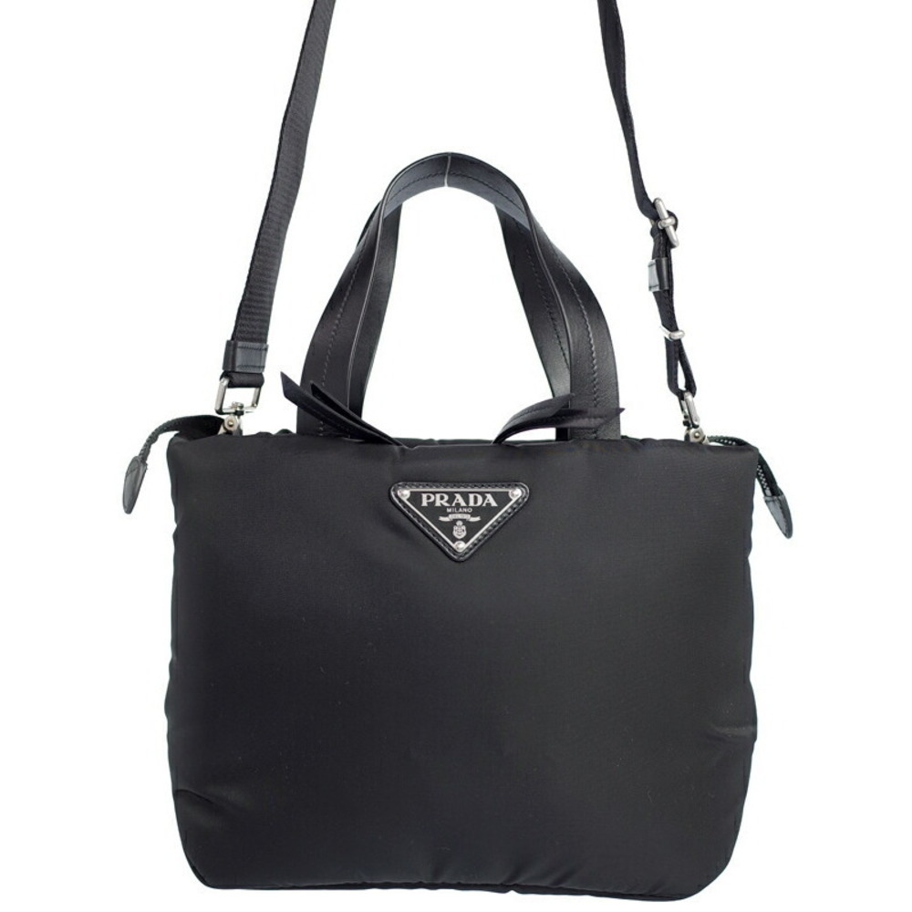 Prada Tessuto 2way tote Shoulder bag black